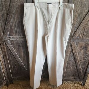 Adidas Pants Men's Size 42 Beige Clima Cool Lightweight Golf Casual‎ 37" Inseam